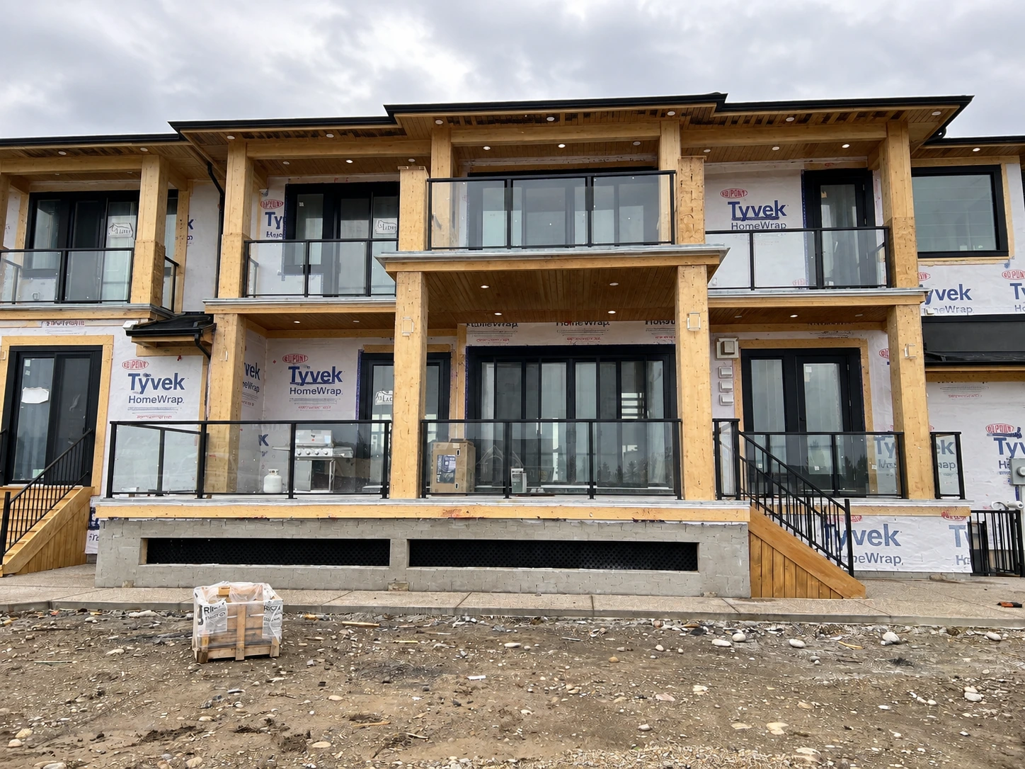 Ravine House project view