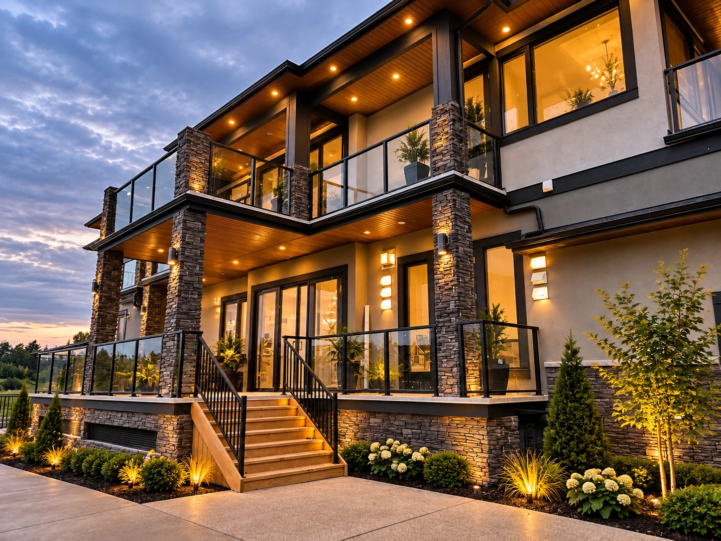 Ravine House project view