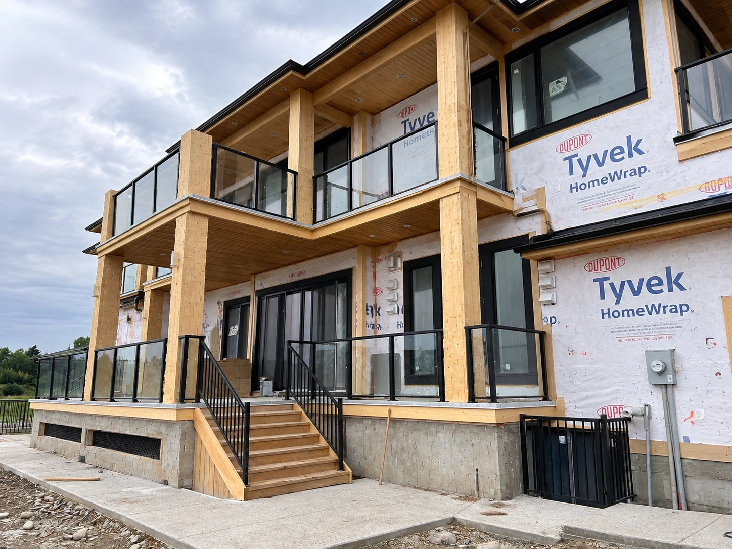 Ravine House project view